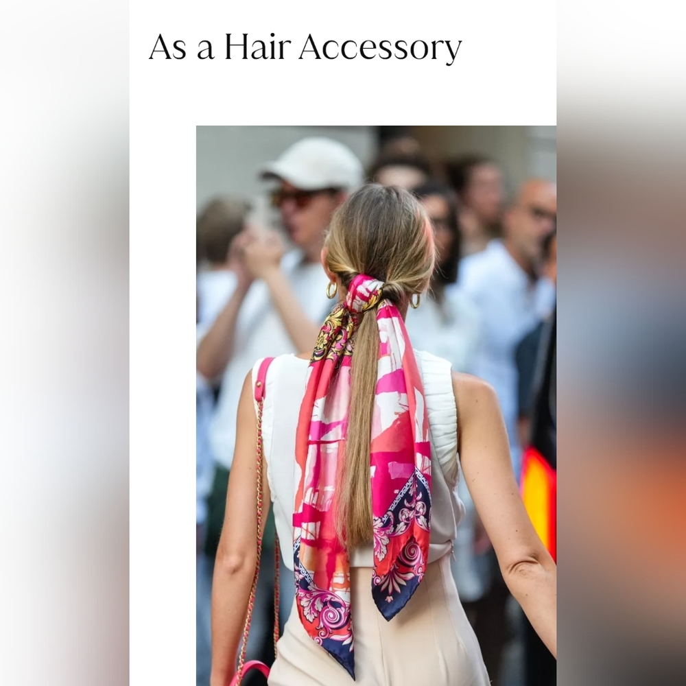 WINNERSCHOICE SCARF ✨️ NO BRAND 90×90 🔥SOO SOFT AND BEAUTIFUL🔥 - Picture 7 of 9